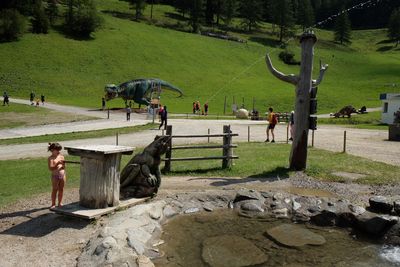 Klausberg Dino Park è un parco giochi attrezzato nella Valle Aurina