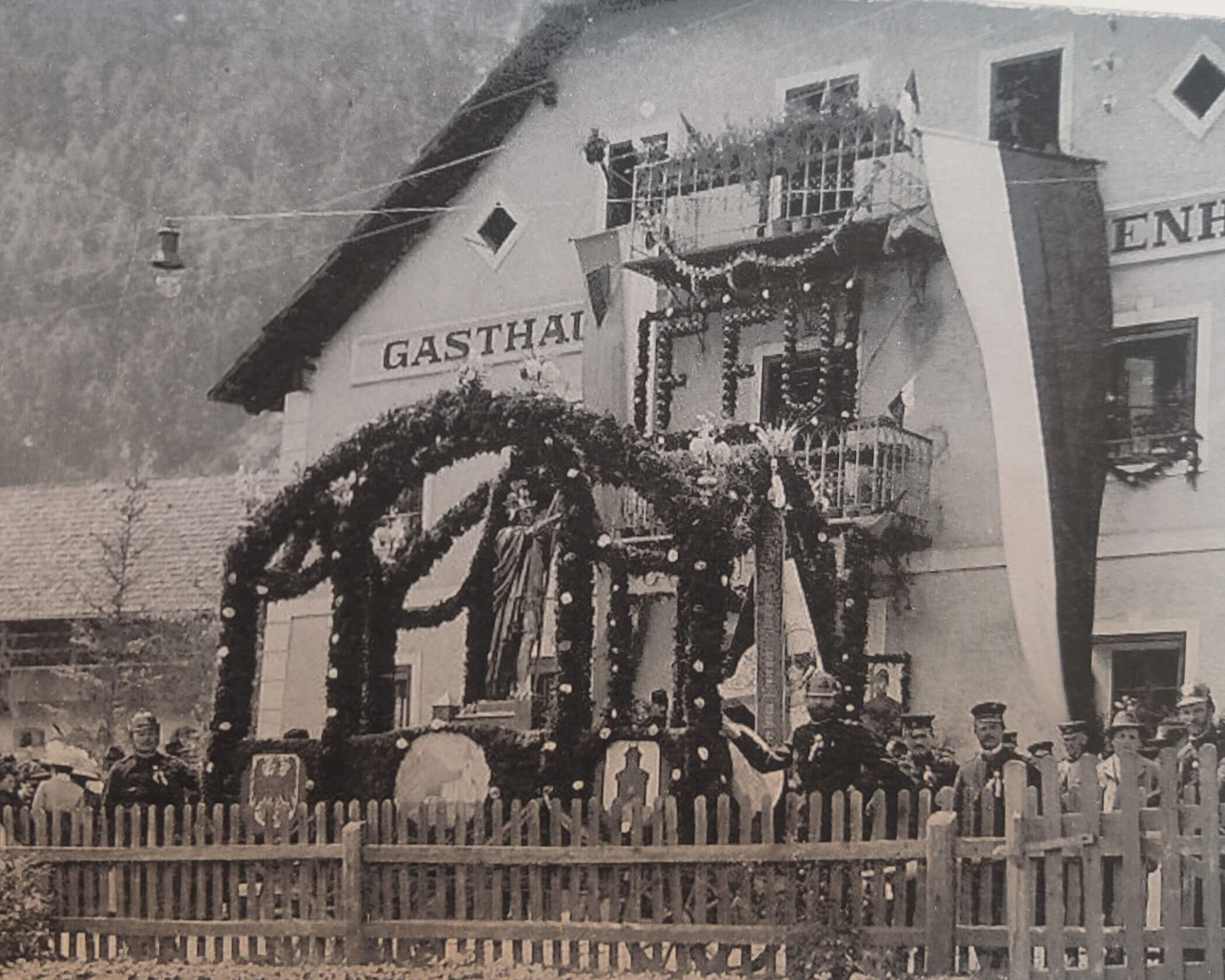 The Hotel Anewandter in the past, when it was still an inn