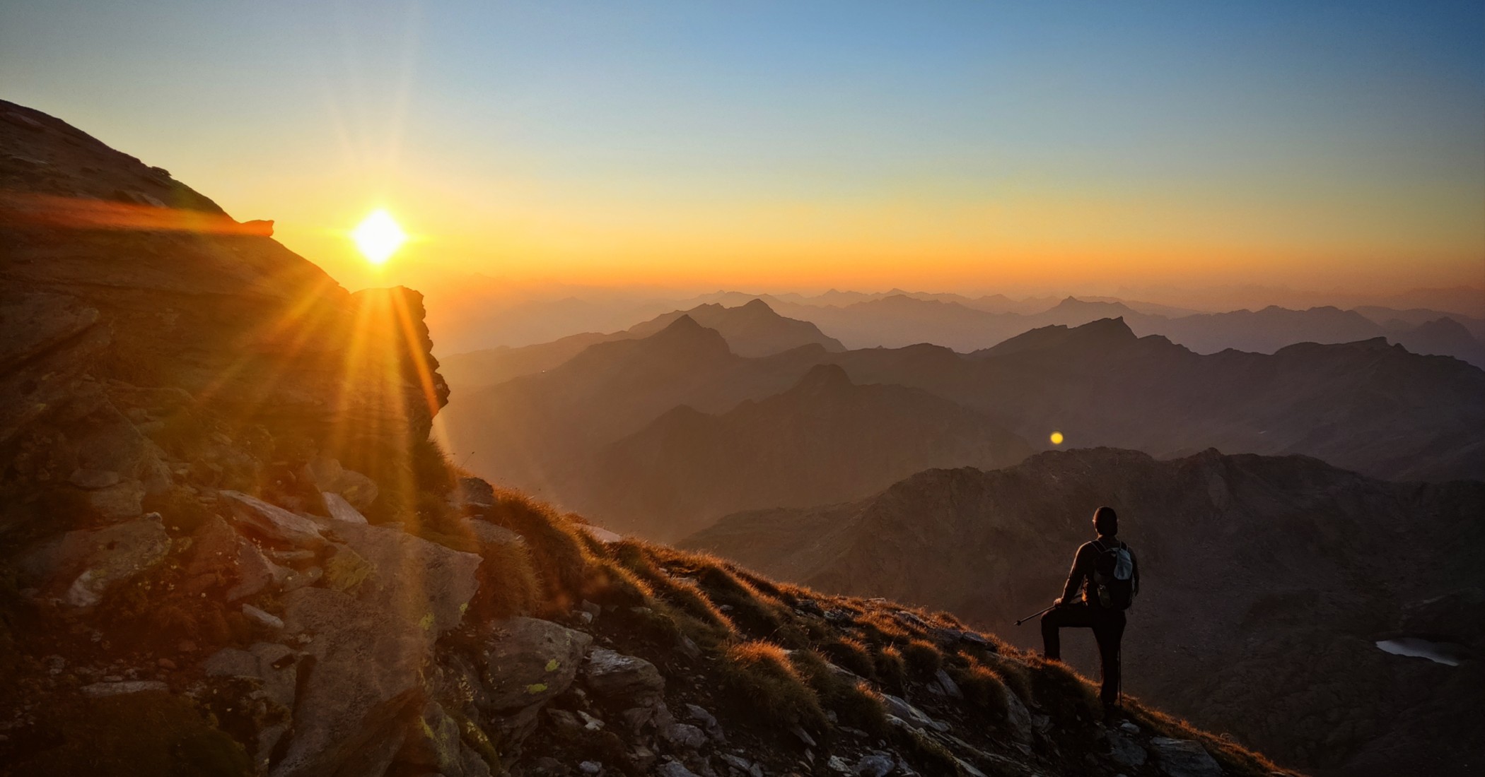 Sonneaufgang im Ahrntal