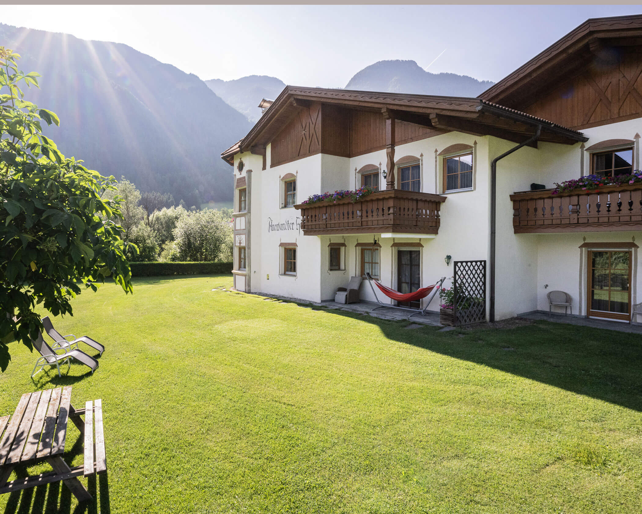 Garten vom Apartment Typ B - Hotel Anewandter