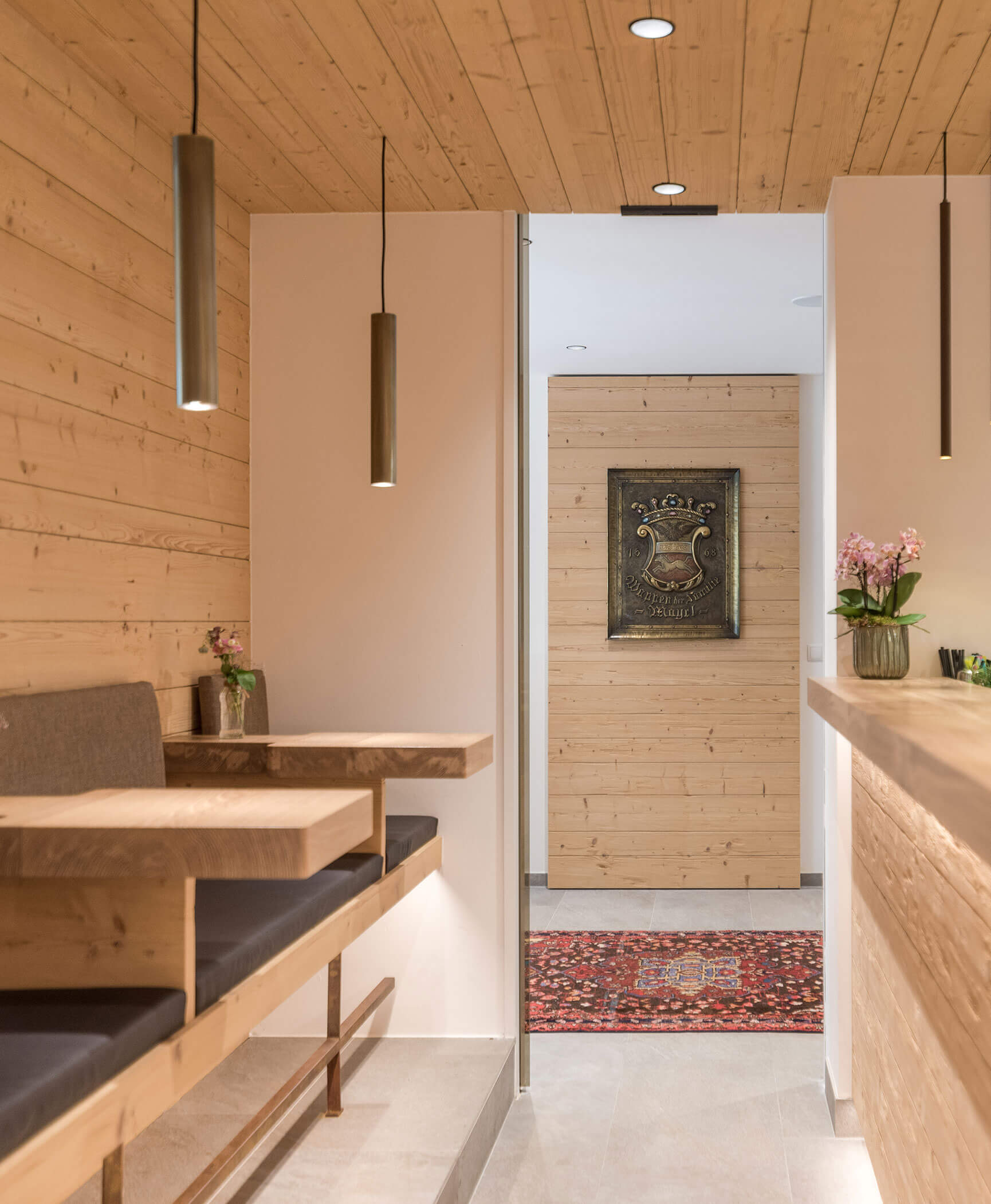 Il bar dell'hotel con vista sulla reception - Hotel Anewandter