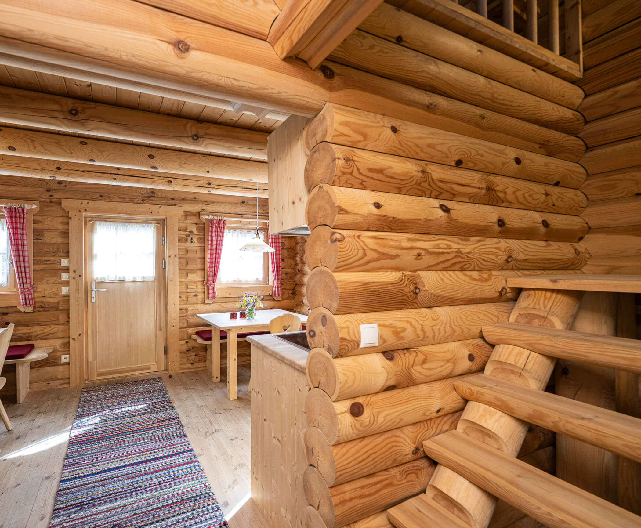 Eingangsbereich vom Blockhaus - Hotel Anewandter
