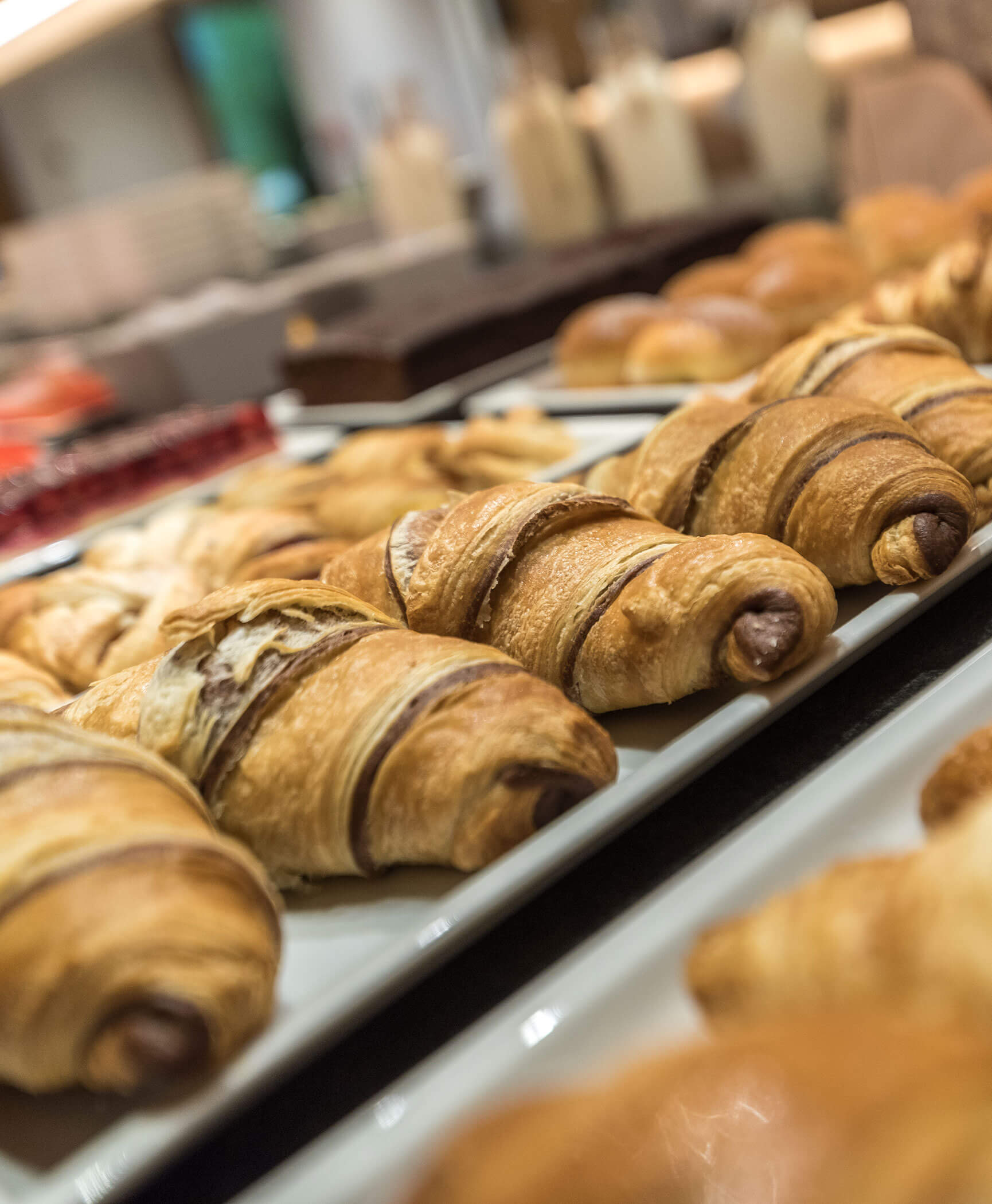 Colazione a buffet con croissant al cioccolato - Hotel Anewandter