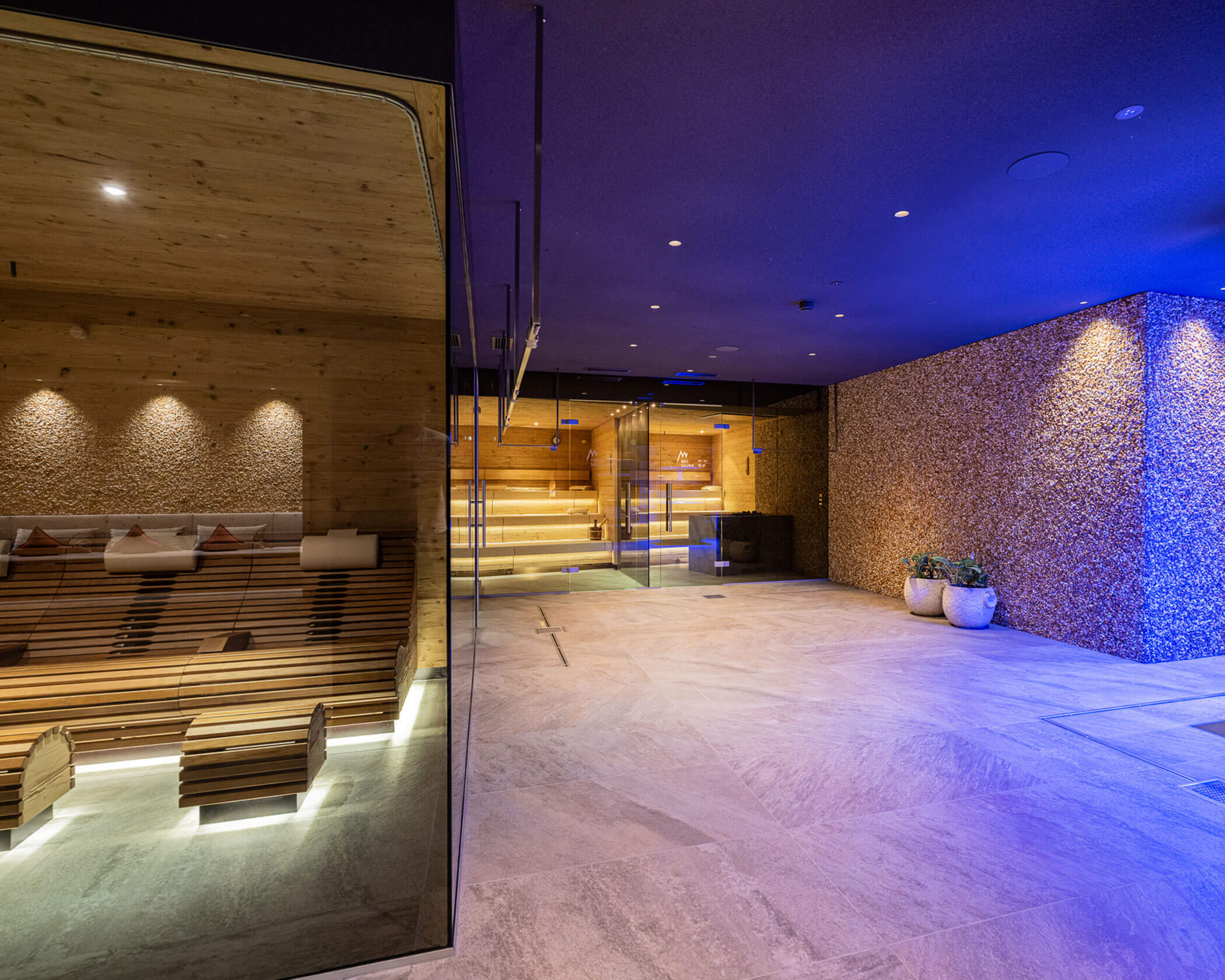 Wellnessbereich mit Saunen - Hotel Anewandter