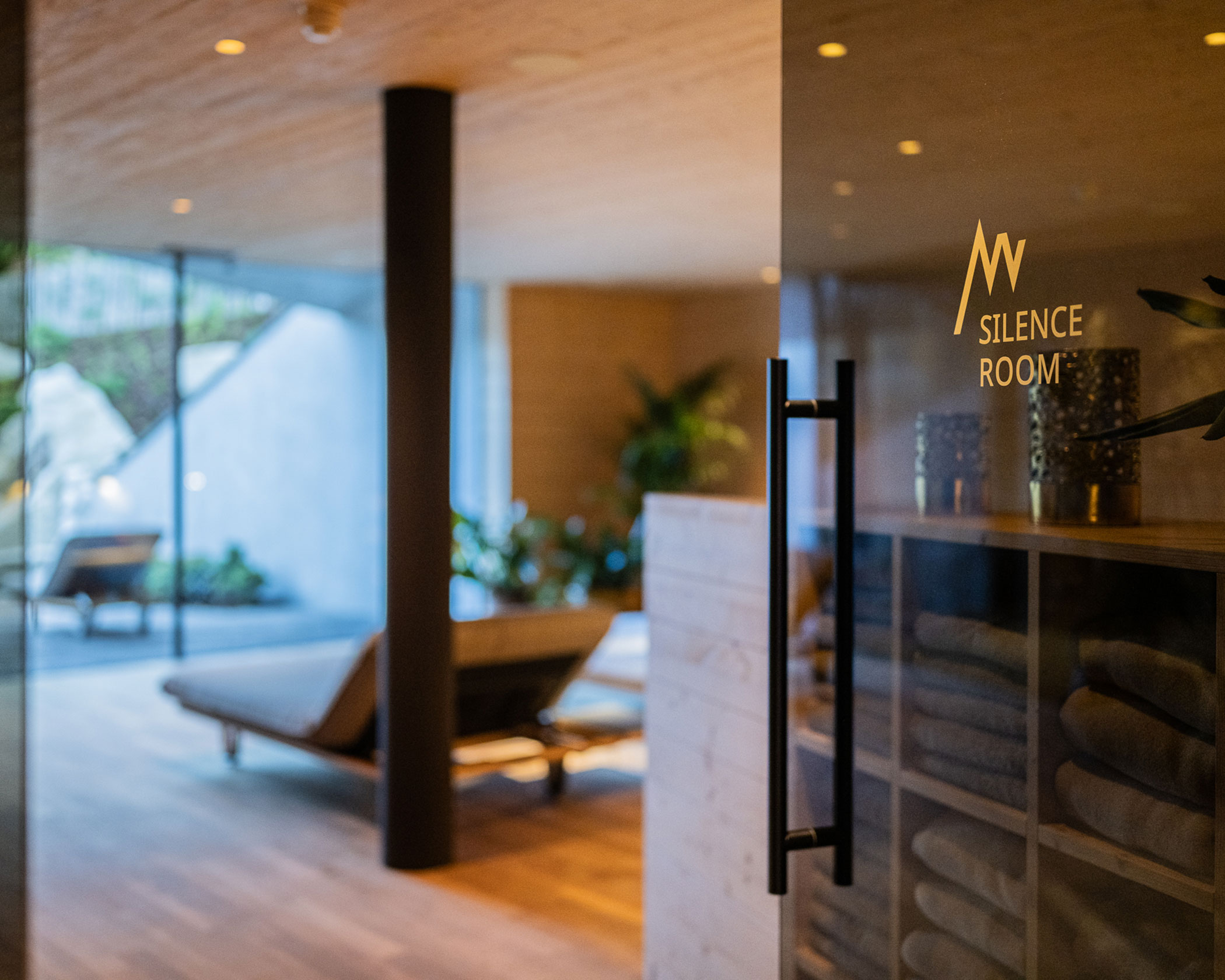 Porta d'ingresso alla zona relax - Hotel Anewandter