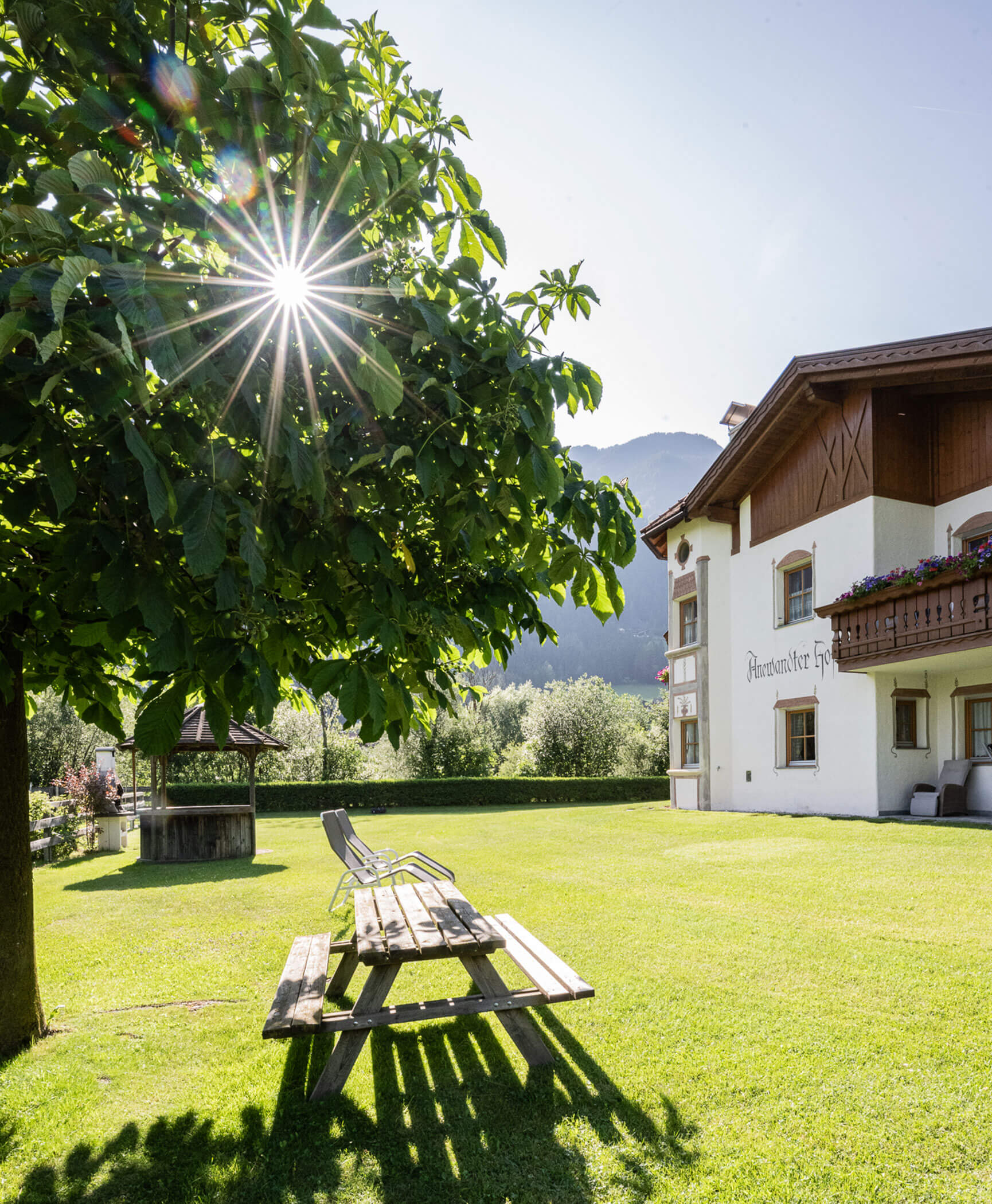 Garten vor dem Anewandter Hof