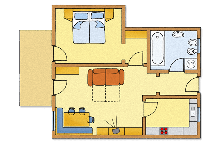 Floor plan Apartment B