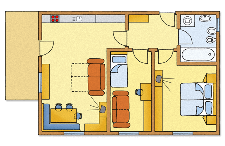 Skizze Apartment C