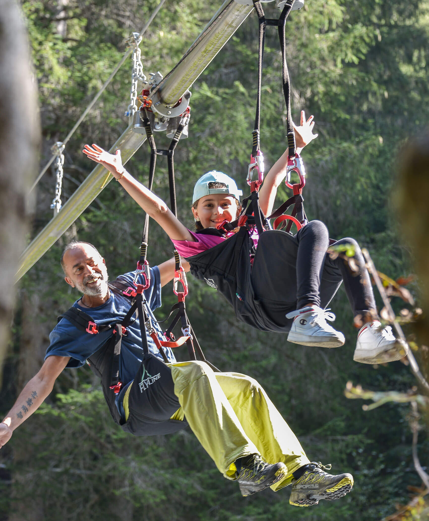 A girl doing flyline - Hotel Anewandter