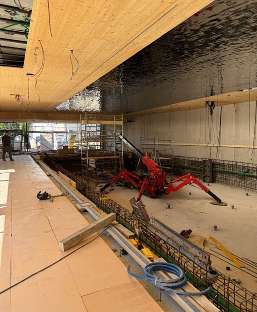 Renovation work in the wellness area - Hotel Anewandter